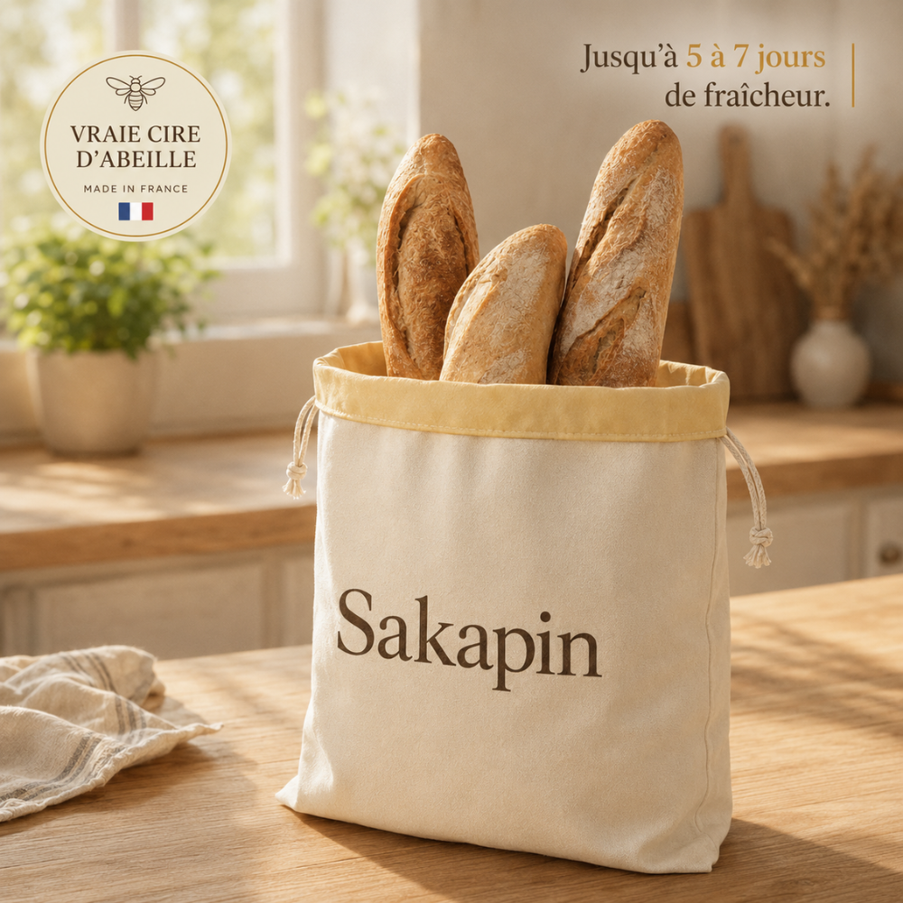 Sakapin 100 % coton et cire d’abeille