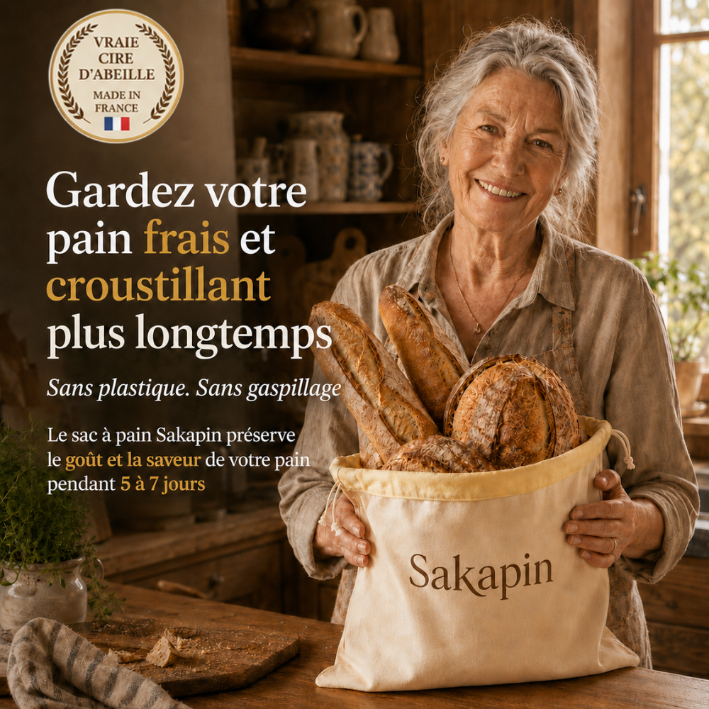 Sakapin 100 % coton et cire d’abeille