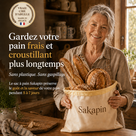Sakapin 100 % coton et cire d’abeille