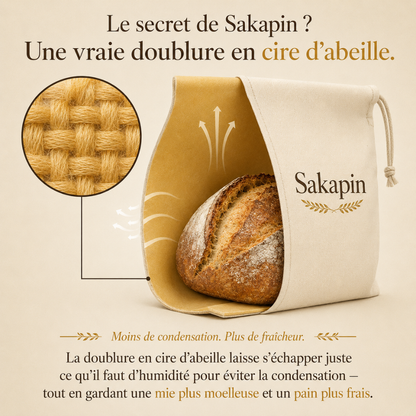 Sakapin 100 % coton et cire d’abeille