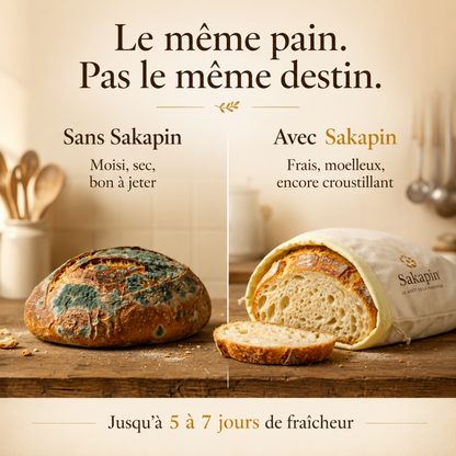 Sakapin 100 % coton et cire d’abeille