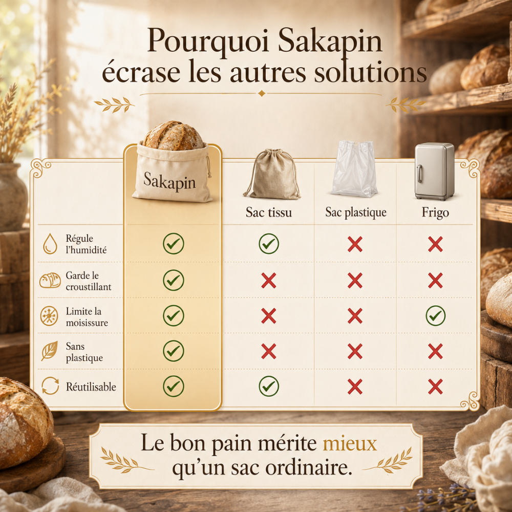 Sakapin 100 % coton et cire d’abeille